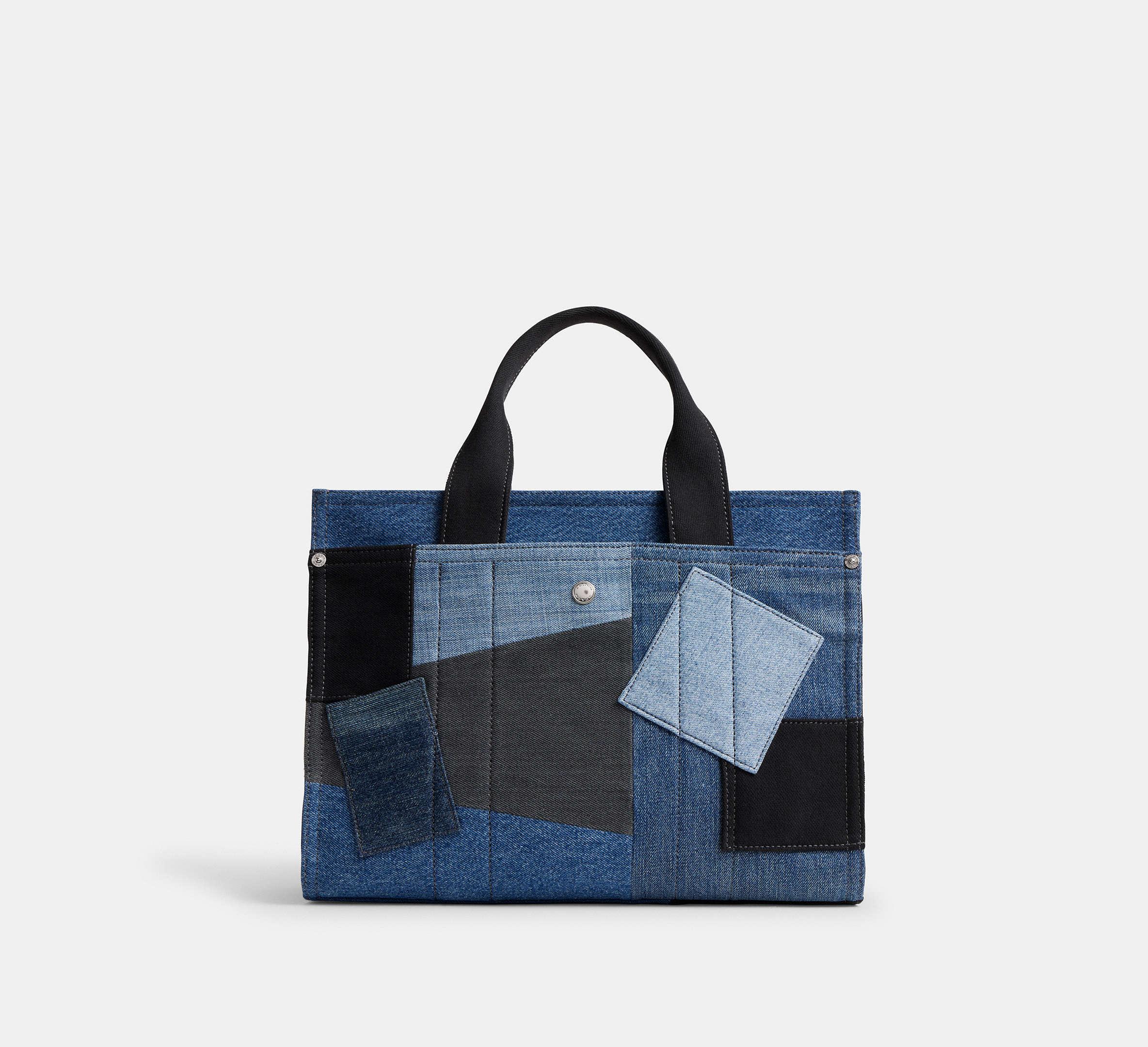 ◇Coach◇ Cargo Tote Bag 26 With Patchwork COACH Cargo Tote Bag With Patchwork in Black | Lyst UK