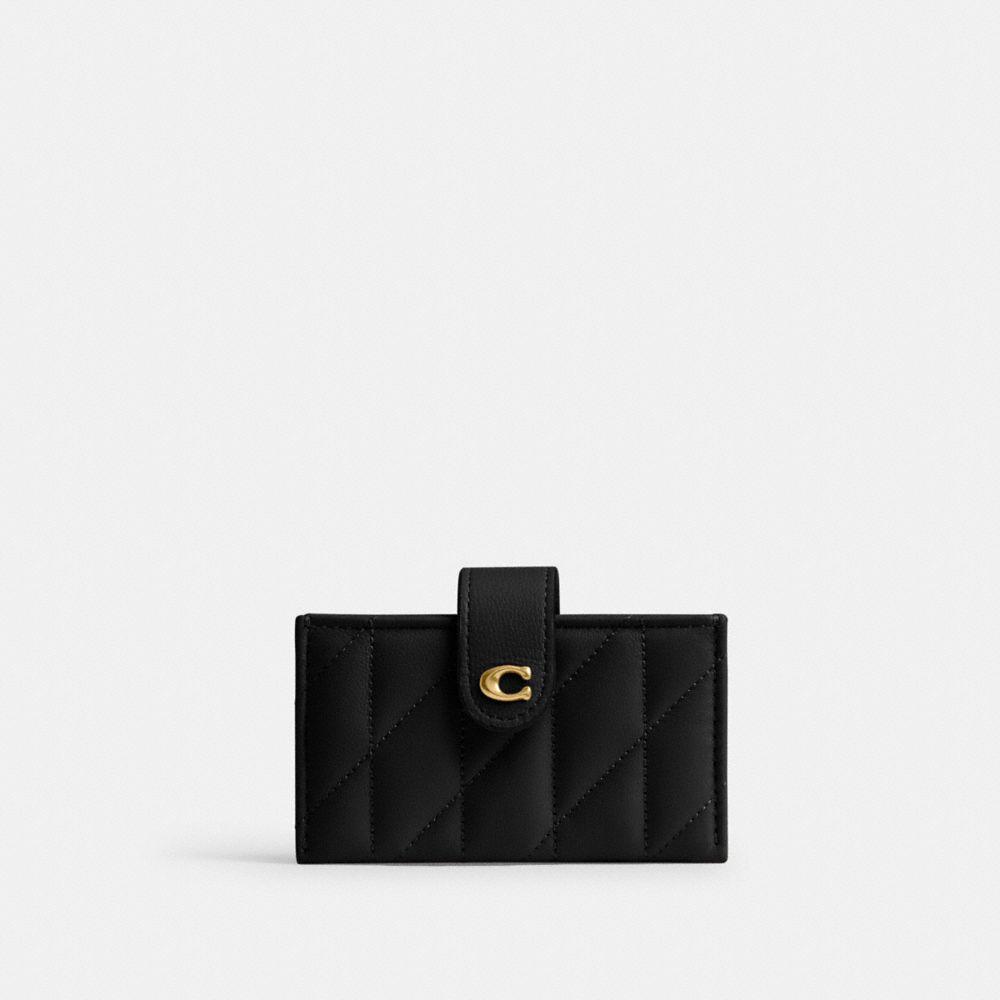 Coach◆Essential Multi-Card Holder with Quilting COACH Essential Multi Card Holder With Pillow Quilting in