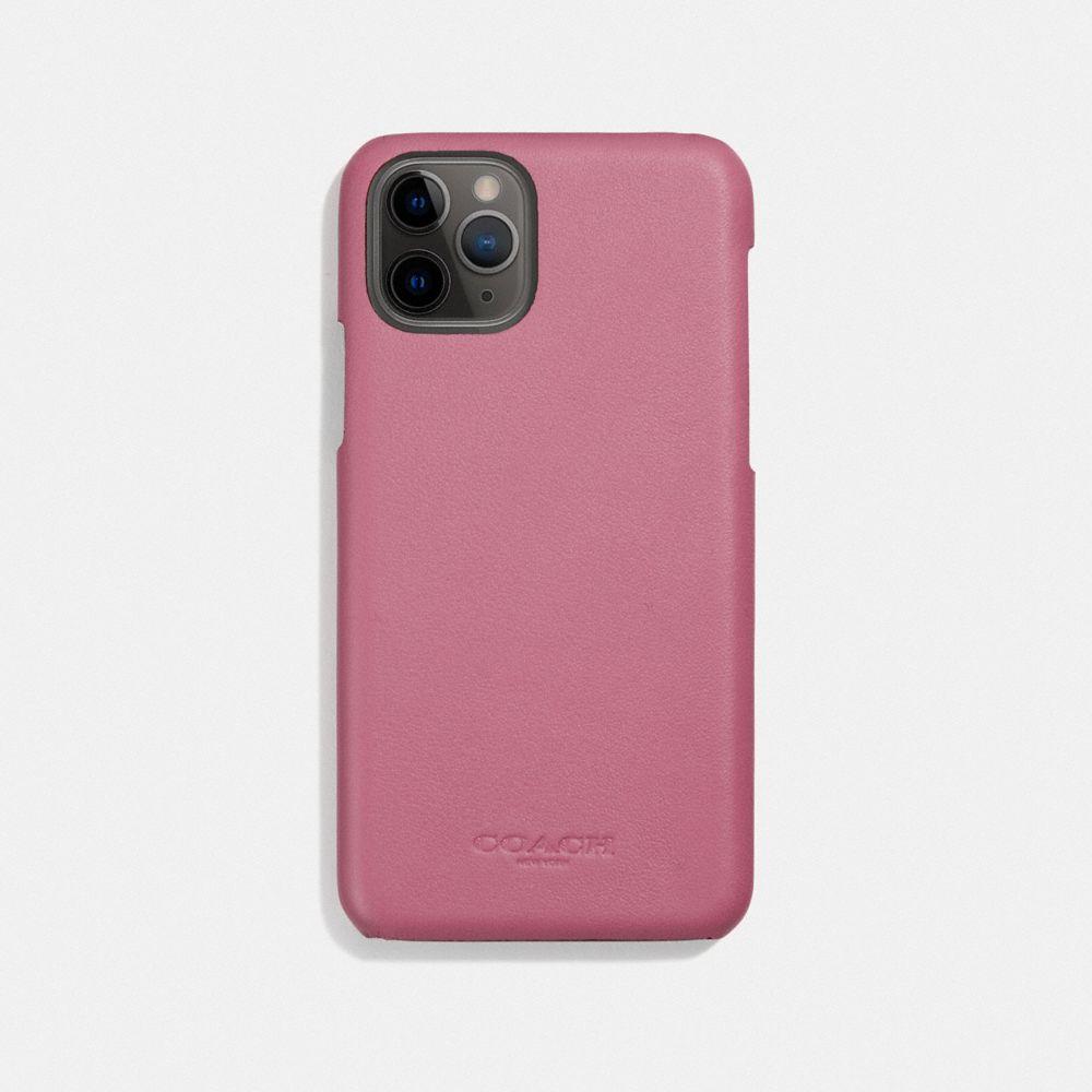 COACH Leather Iphone 11 Pro Case in Rose (Pink) Lyst