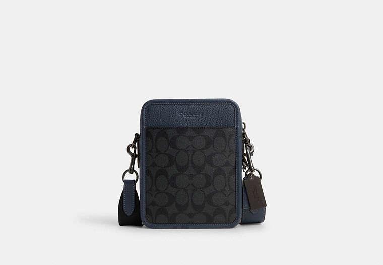 COACH Sullivan Crossbody Bag Signature Canvas in Black for Men Lyst