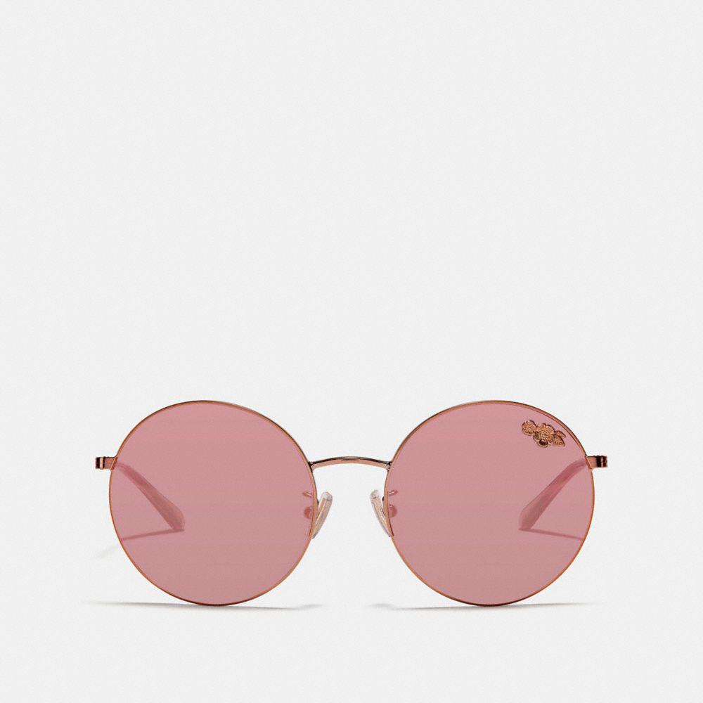 coach round glasses
