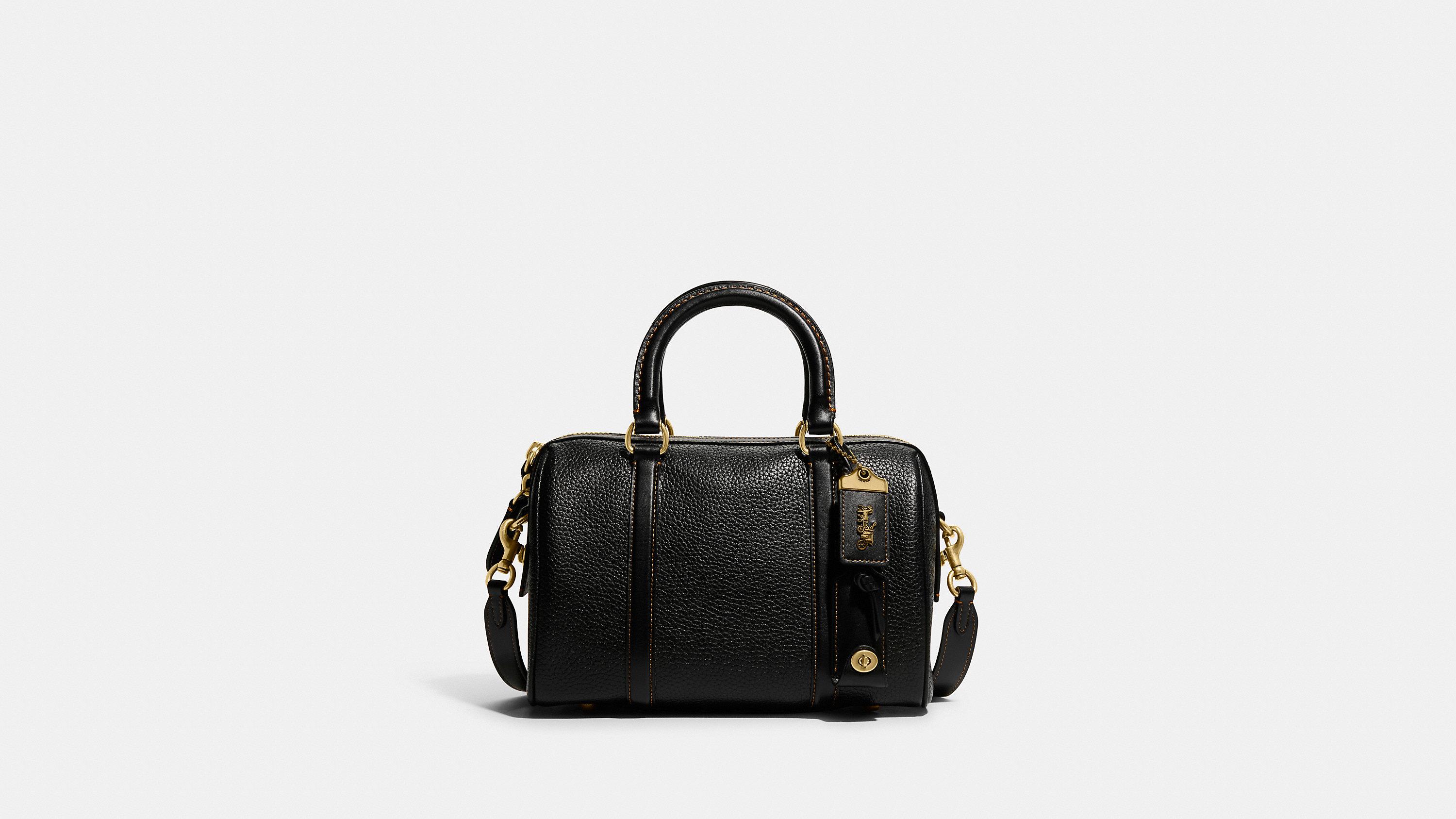 COACH Ruby Satchel 25 in Black | Lyst UK