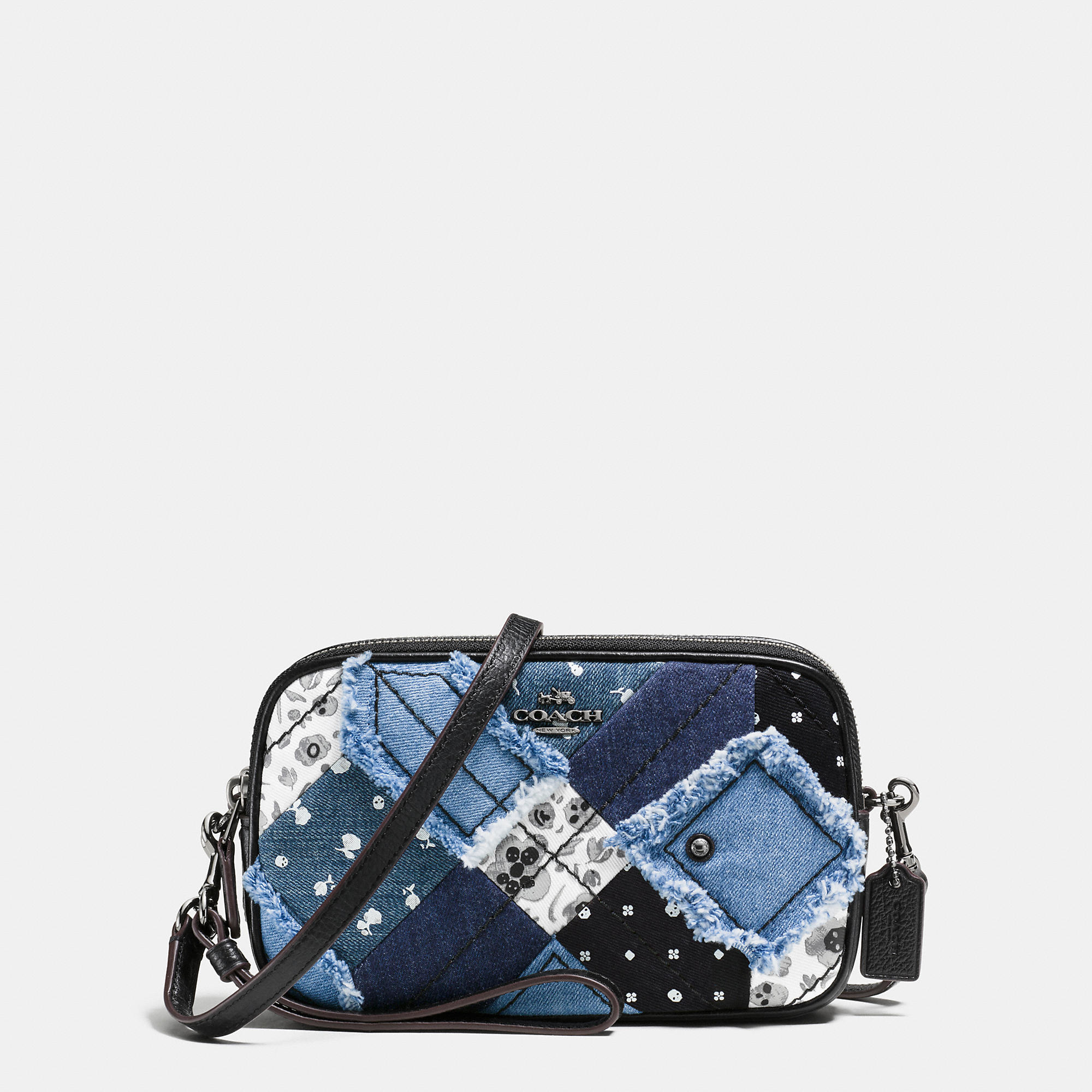 Coach Heart Quilted Crossbody Bag - Blue
