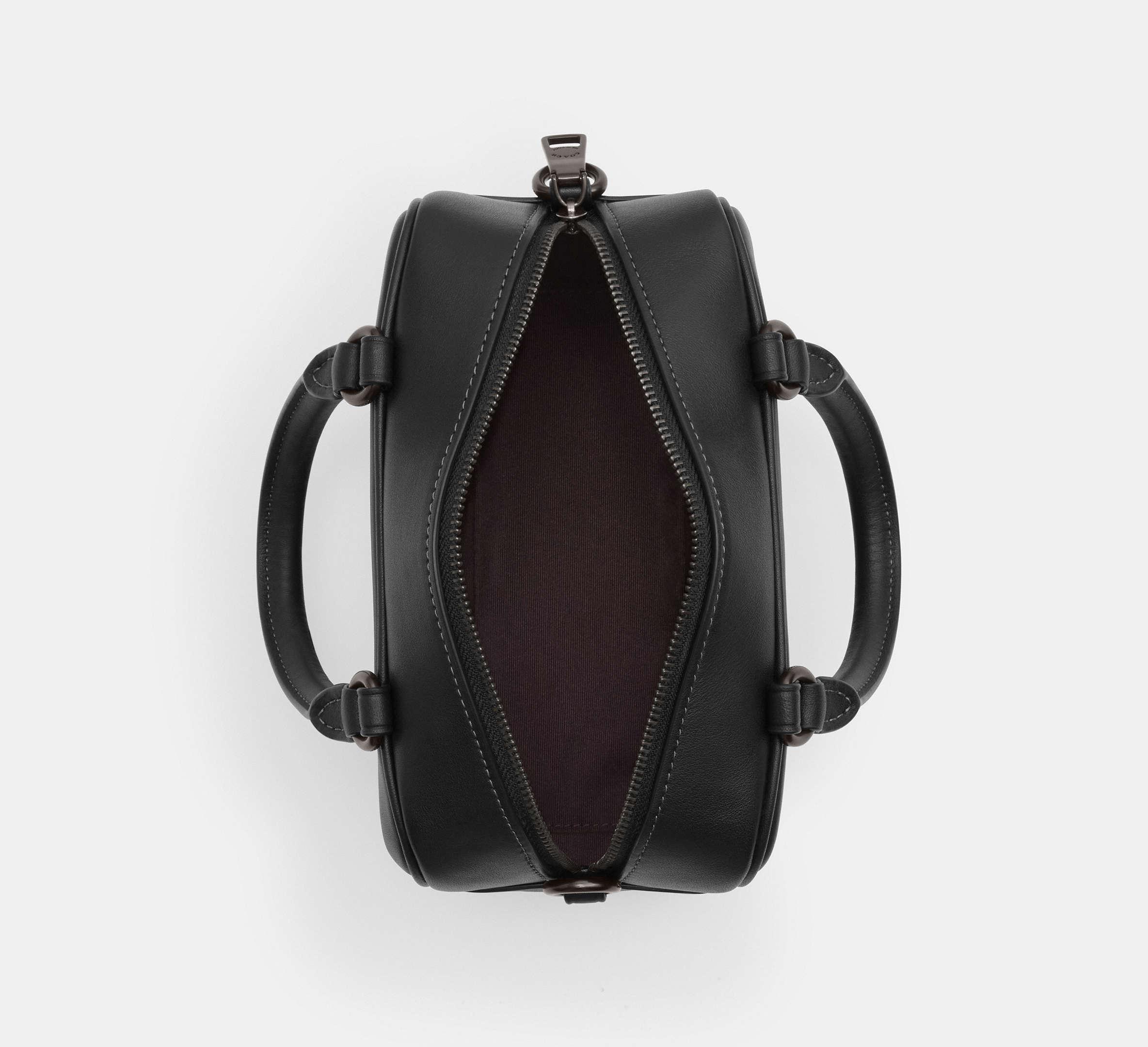 Black satchel crossbody bag sale