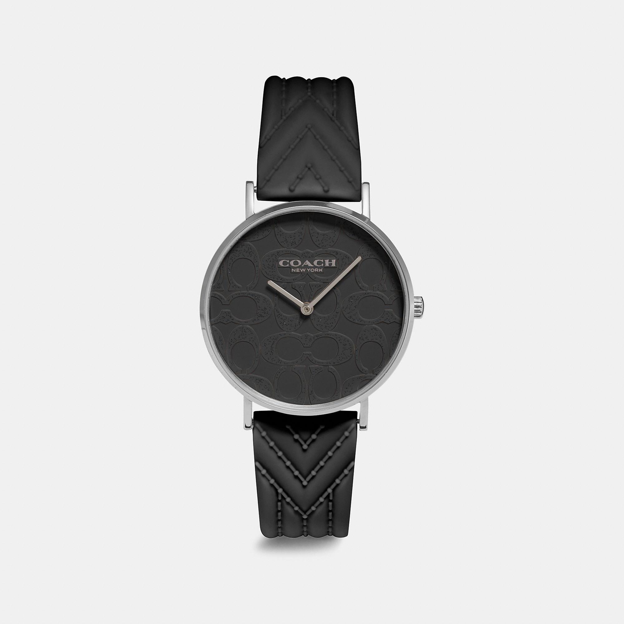 COACH Perry Watch, 36mm in Black - Lyst