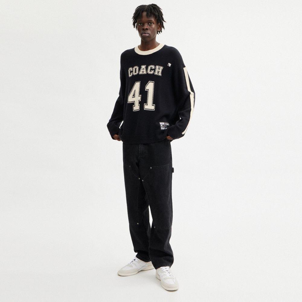 Black coach discount sweater