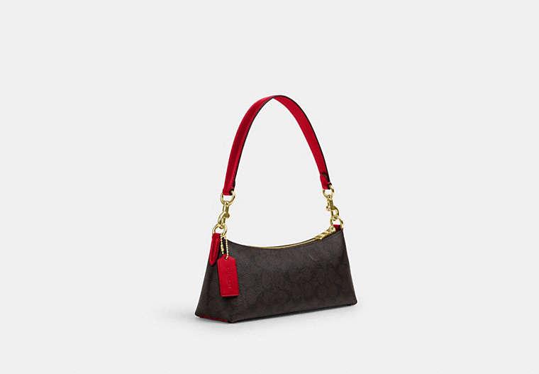 COACH Charlotte Shoulder Bag in Black | Lyst