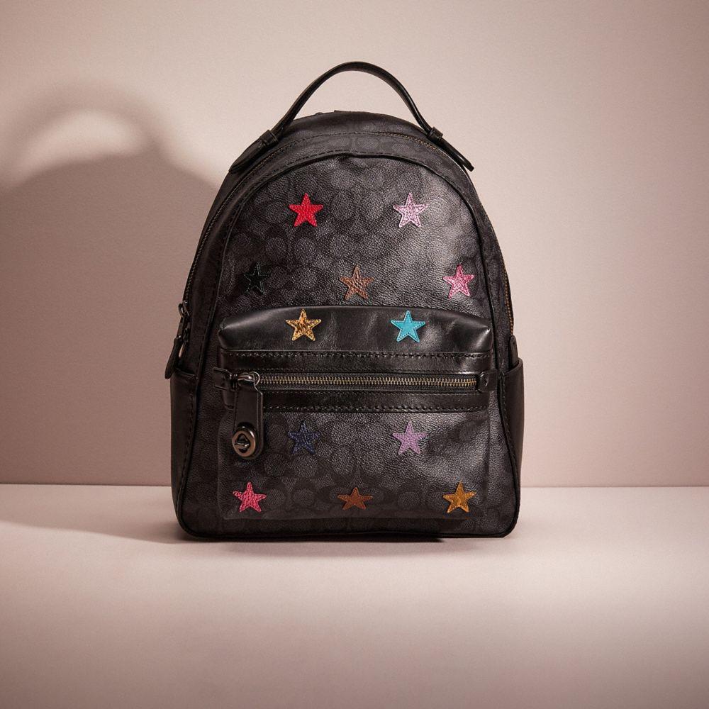 COACH Restored Campus Backpack In Signature Canvas With Star Applique
