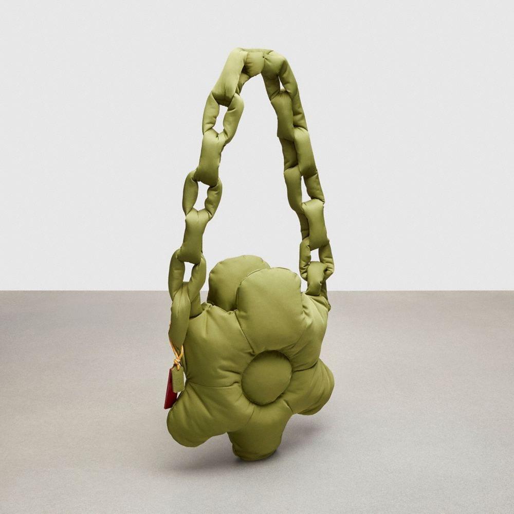 COACH Topia Loop Puffy Flower Bag in Green | Lyst