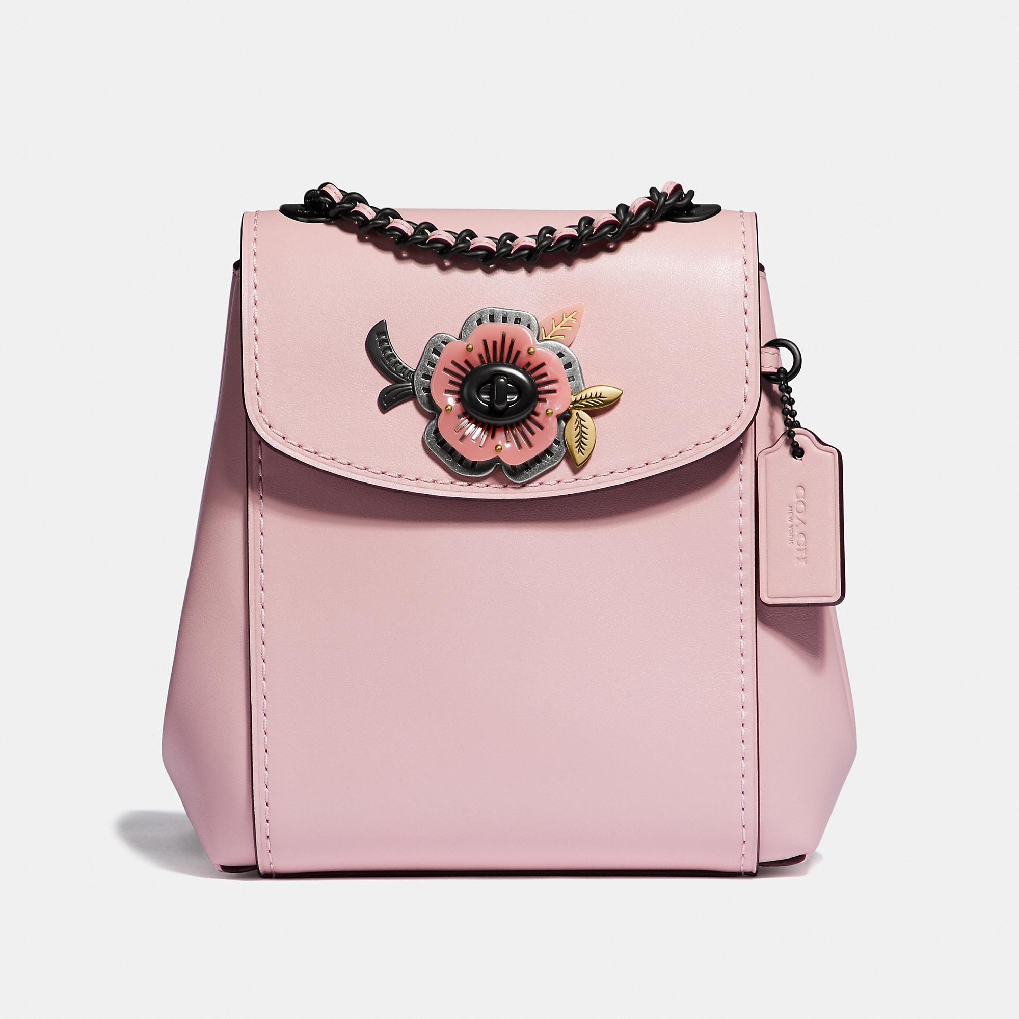 coach pink parker bag