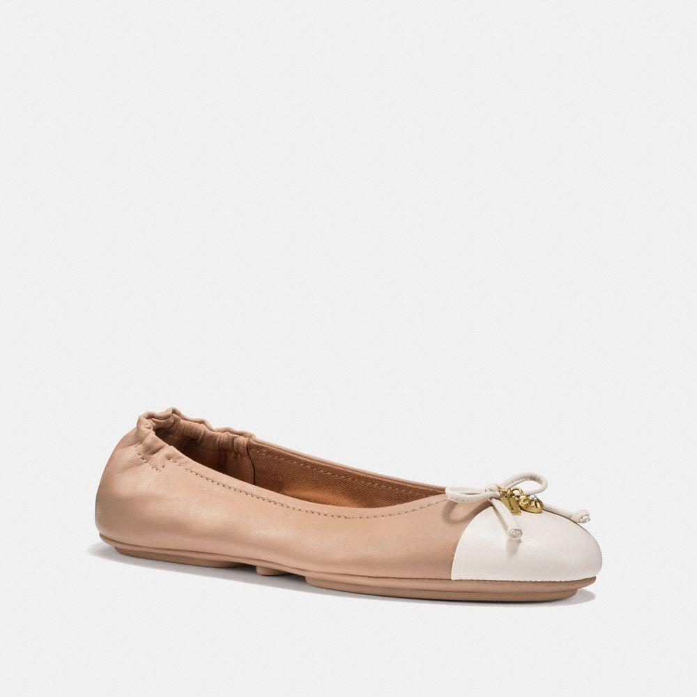 coach foldable ballet flats