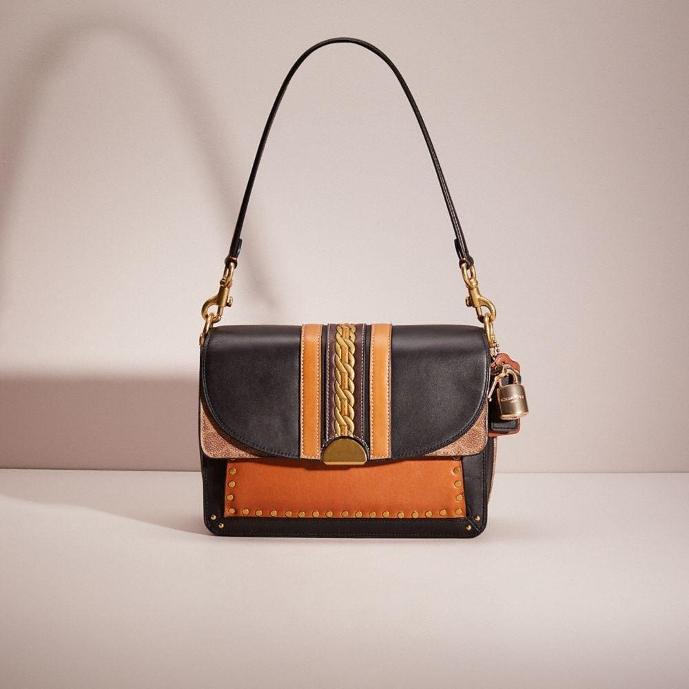 COACH Upcrafted Dreamer Shoulder Bag With Signature Canvas Blocking in