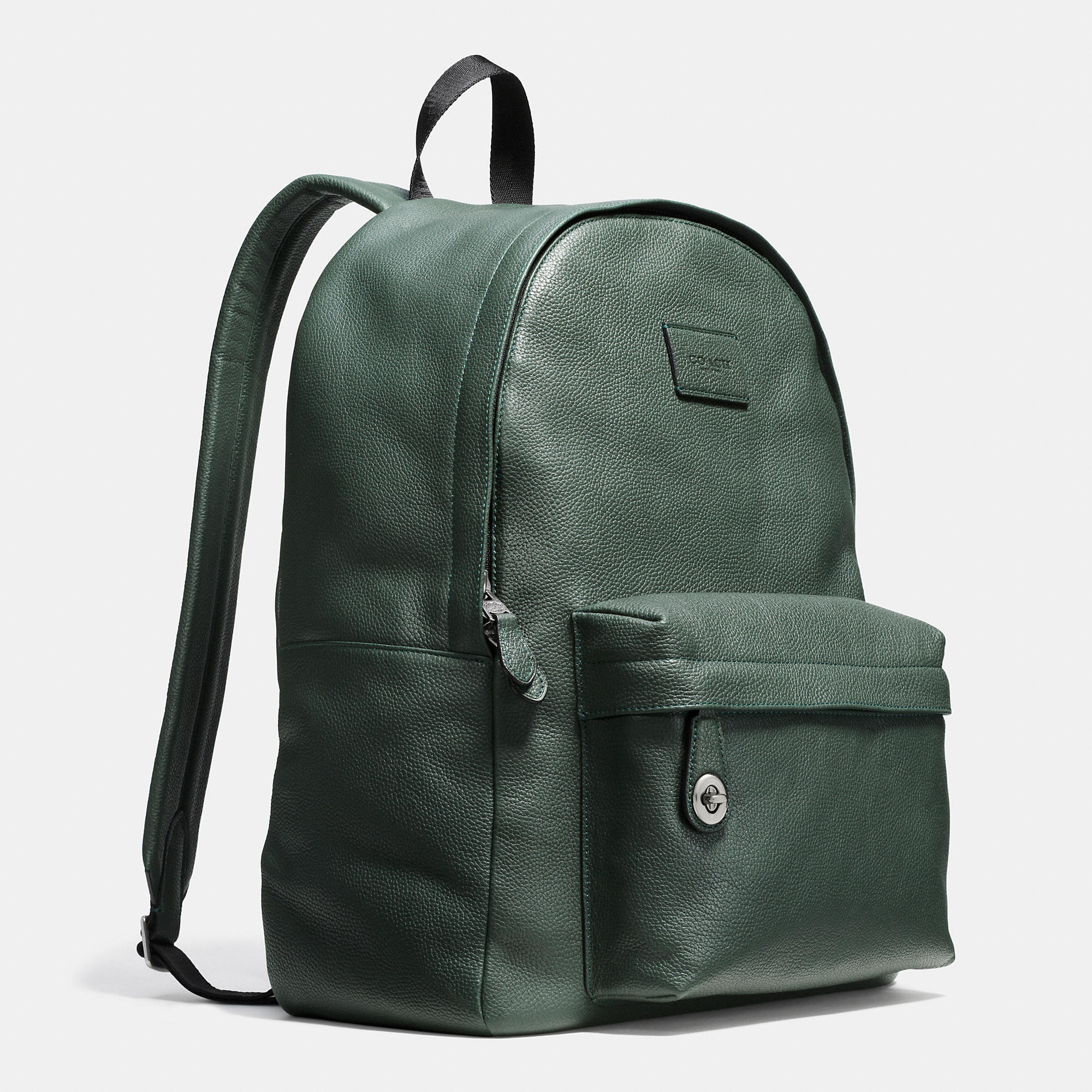 Coach Campus Leather Backpack in Green for Men | Lyst
