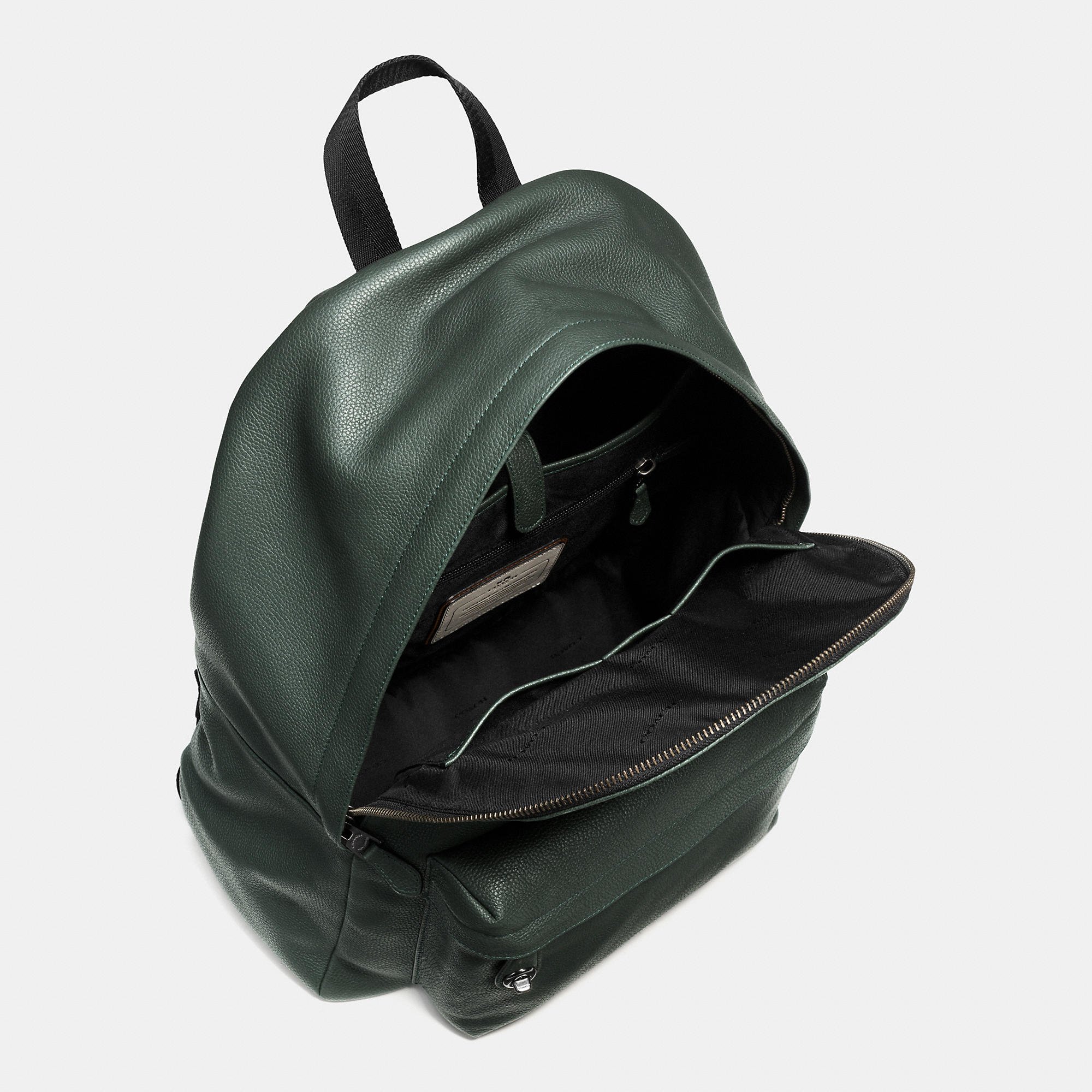 Coach Campus Leather Backpack in Green for Men Lyst