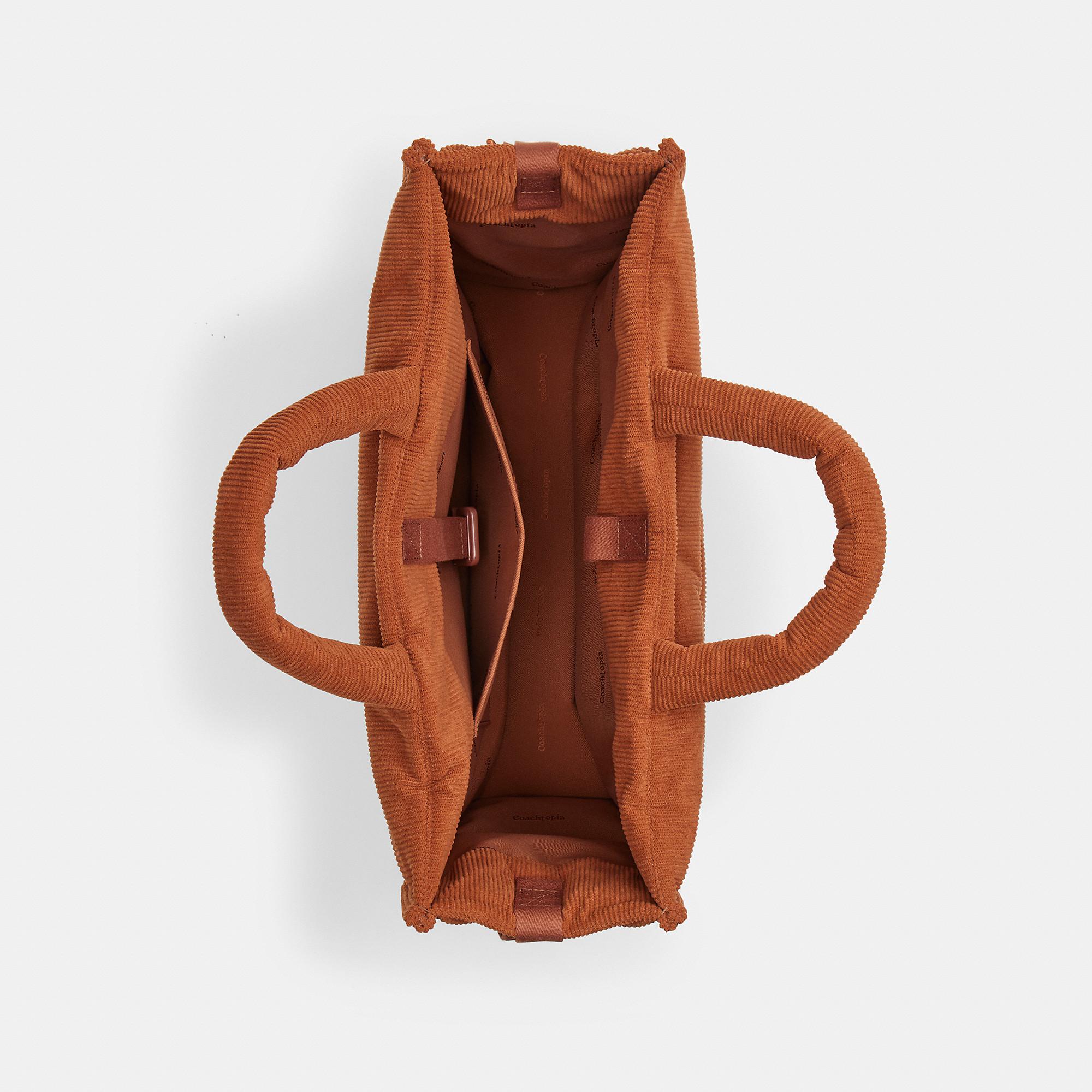 Coachtopia Loop Tote With Wavy Quilting in Brown | Lyst