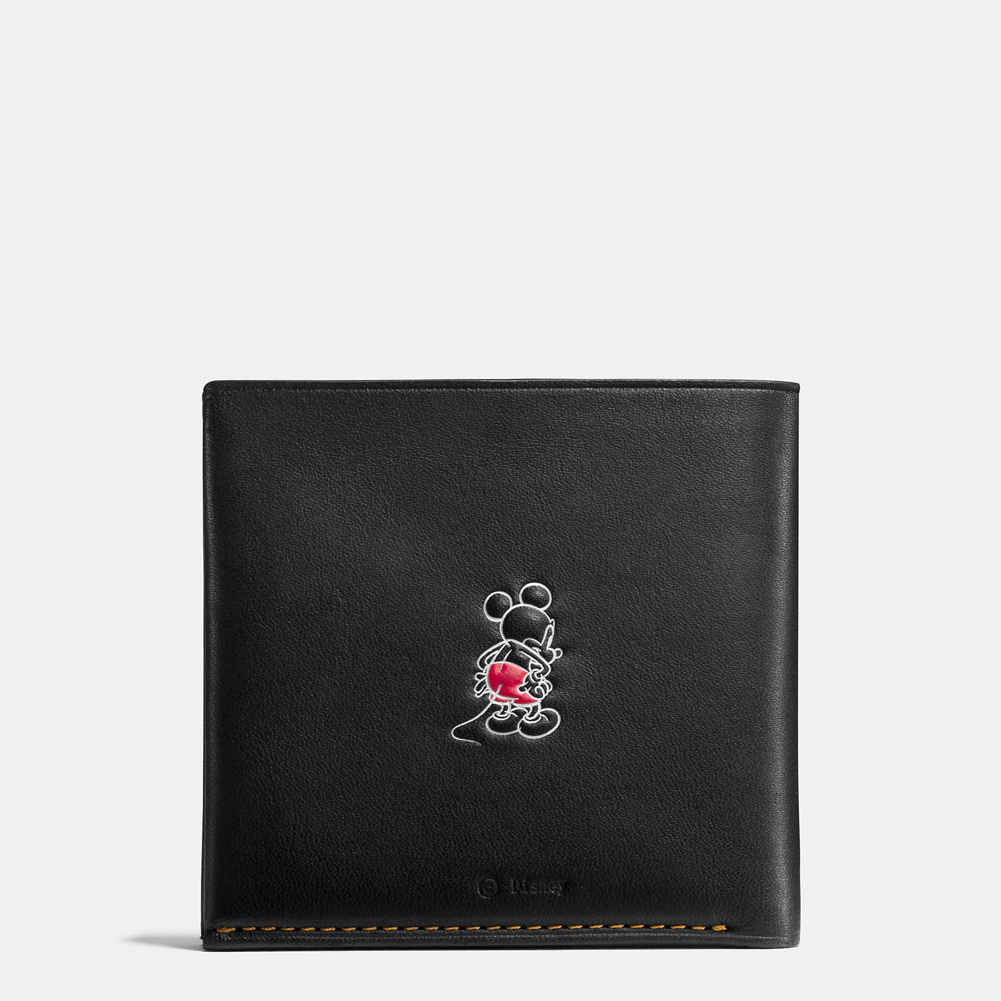 COACH Mickey Double Billfold Wallet In Glovetanned Leather in