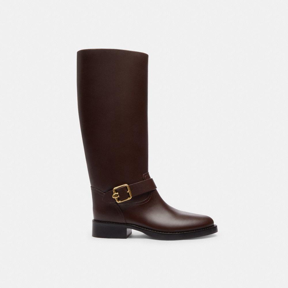 COACH Madeline Boot in Brown Lyst