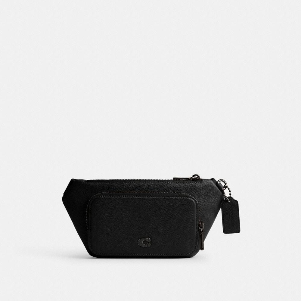 COACH Belt Bag With Signature Canvas Interior Detail in Black Lyst