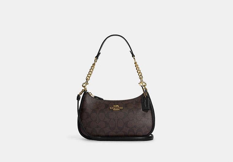COACH Teri Shoulder Bag in Black Lyst