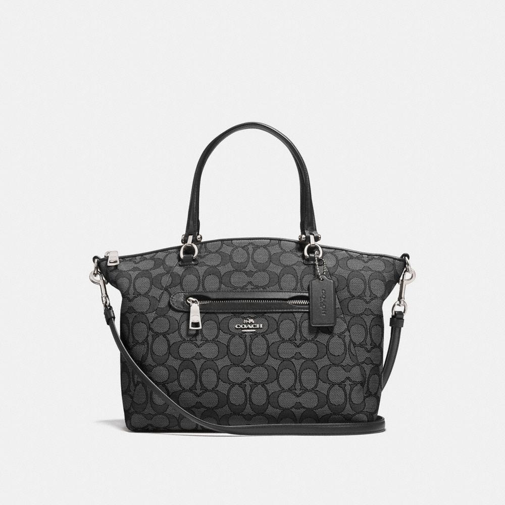 prairie satchel in signature jacquard