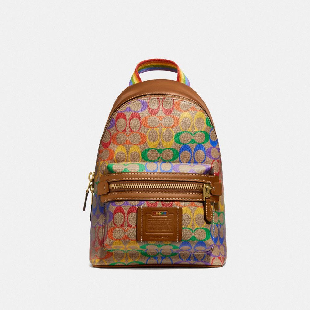 COACH Academy Pack In Rainbow Signature Canvas for Men | Lyst