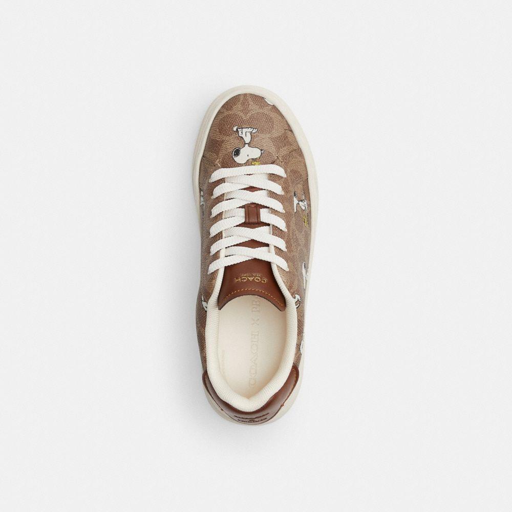 COACH X Peanuts High Line Sneaker In Signature Canvas With