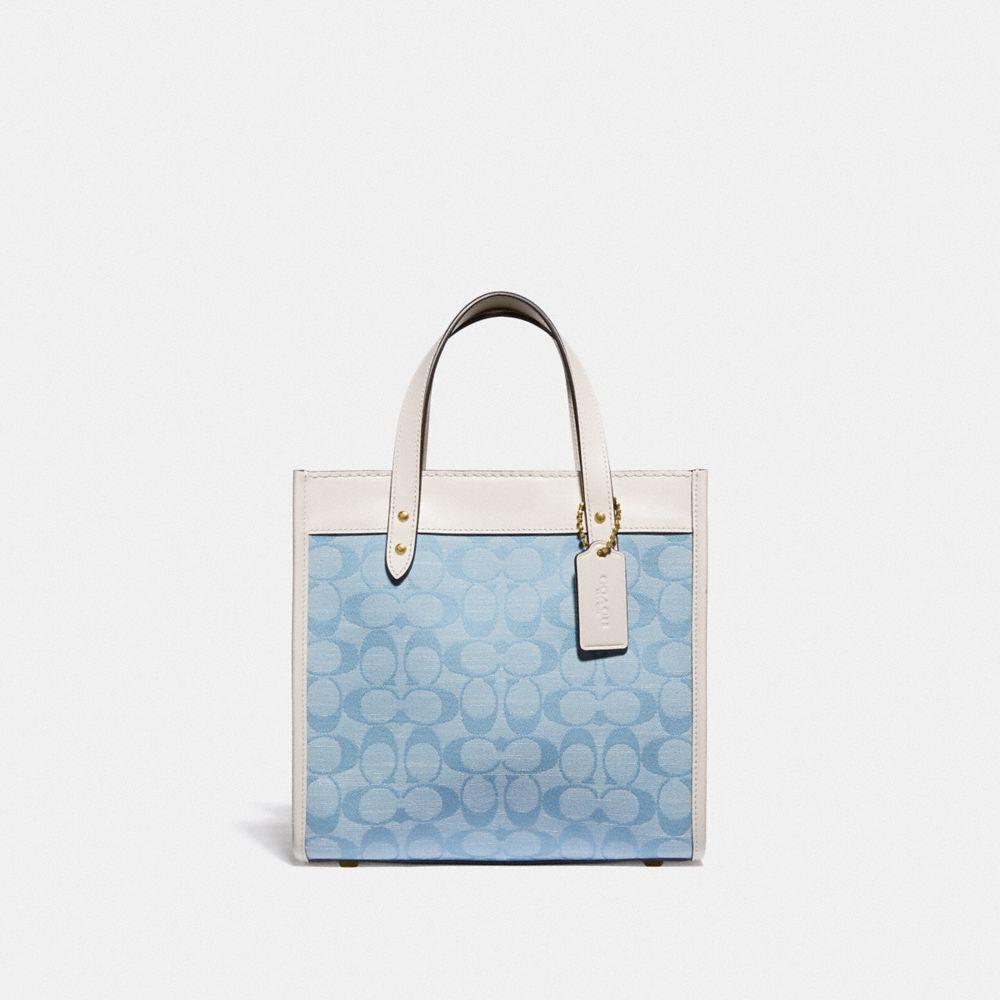COACH Leather Field Tote 22 In 