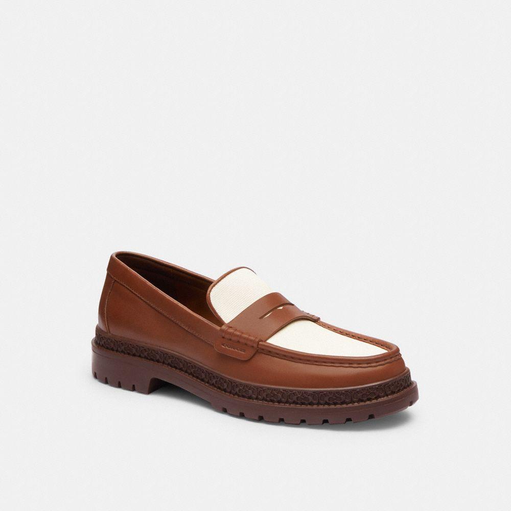 COACH Cooper Canvas Loafer in Brown for Men | Lyst display picture 1