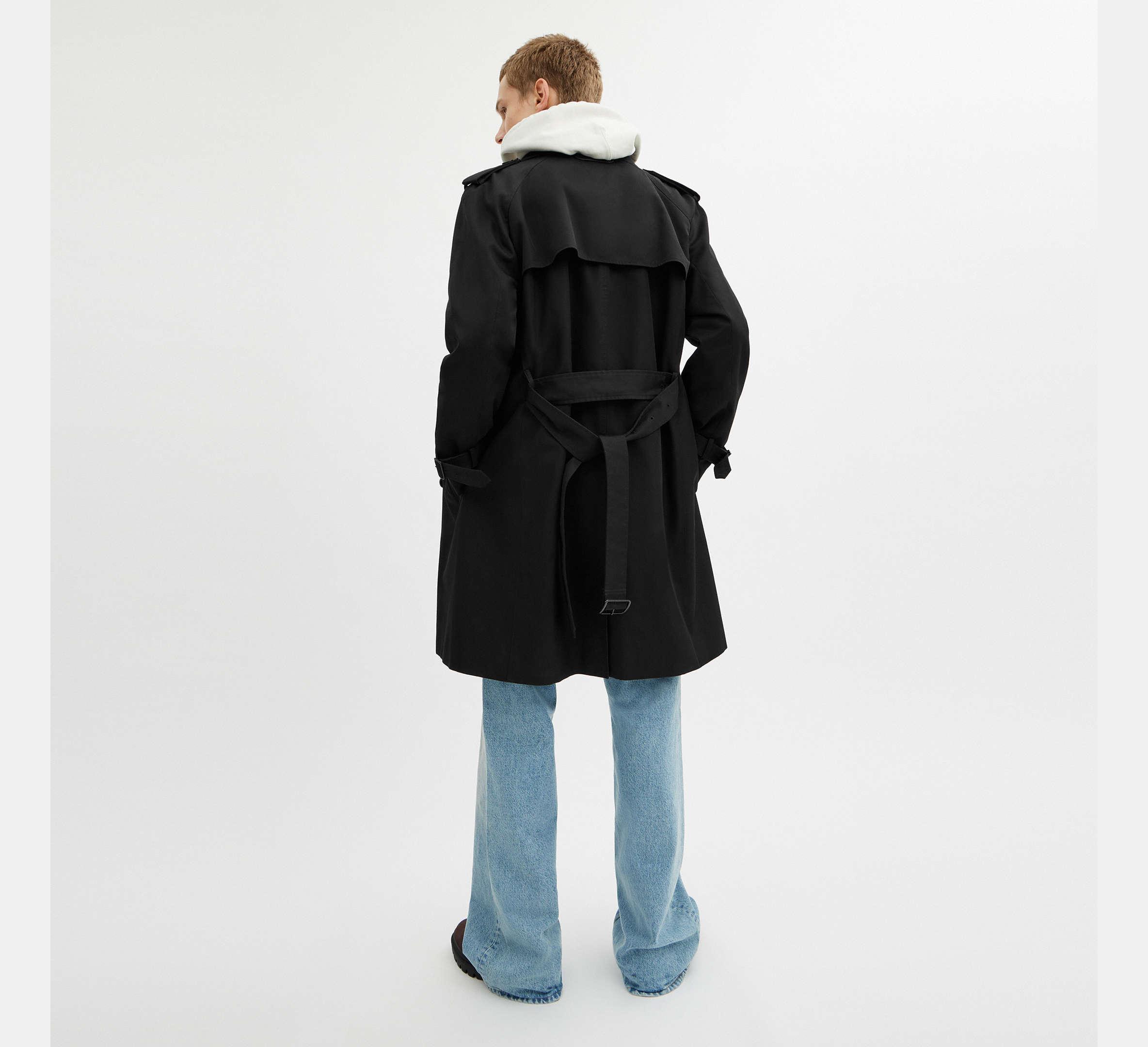 COACH Classic Cotton Trench Coat in Black for Men Lyst UK