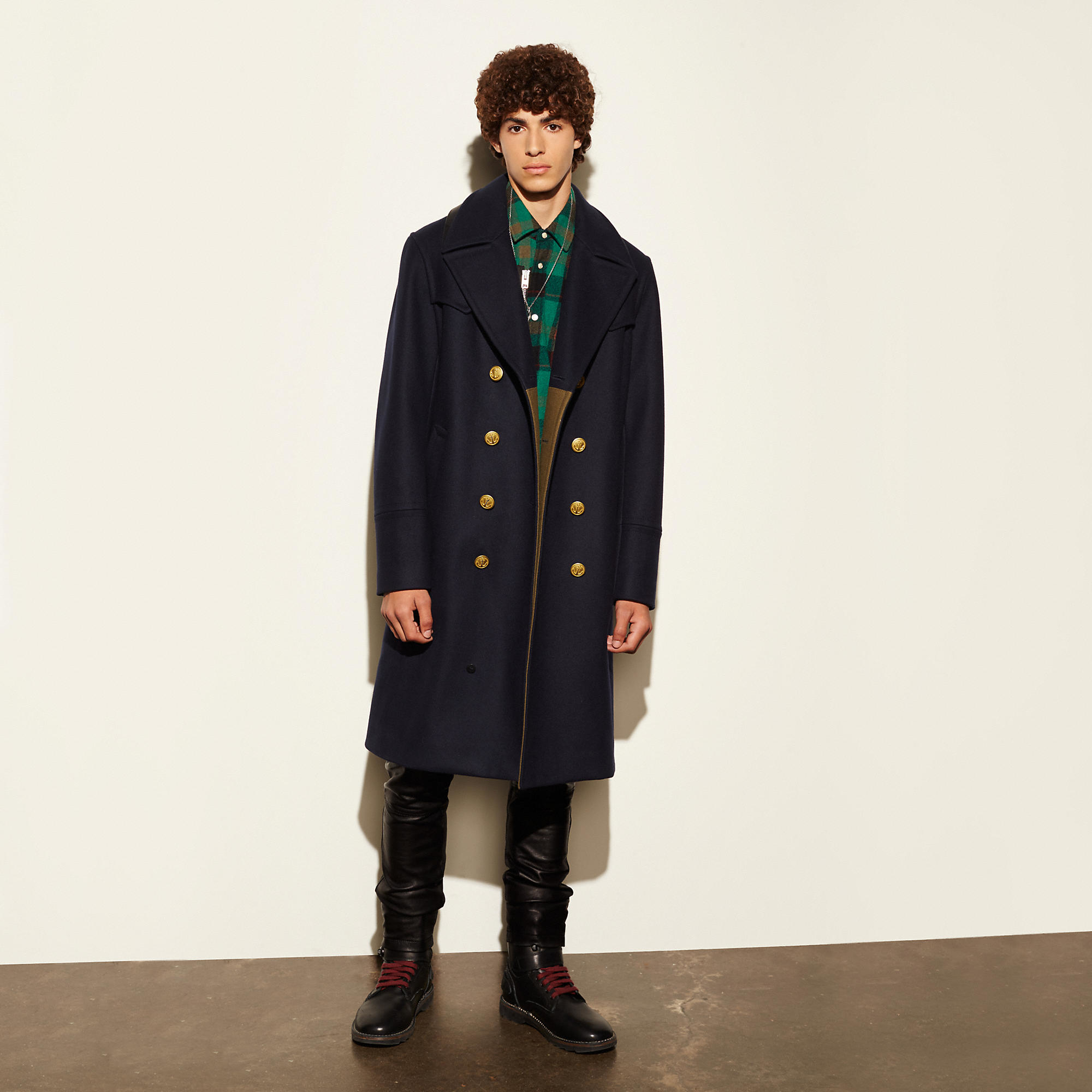 coach naval coat
