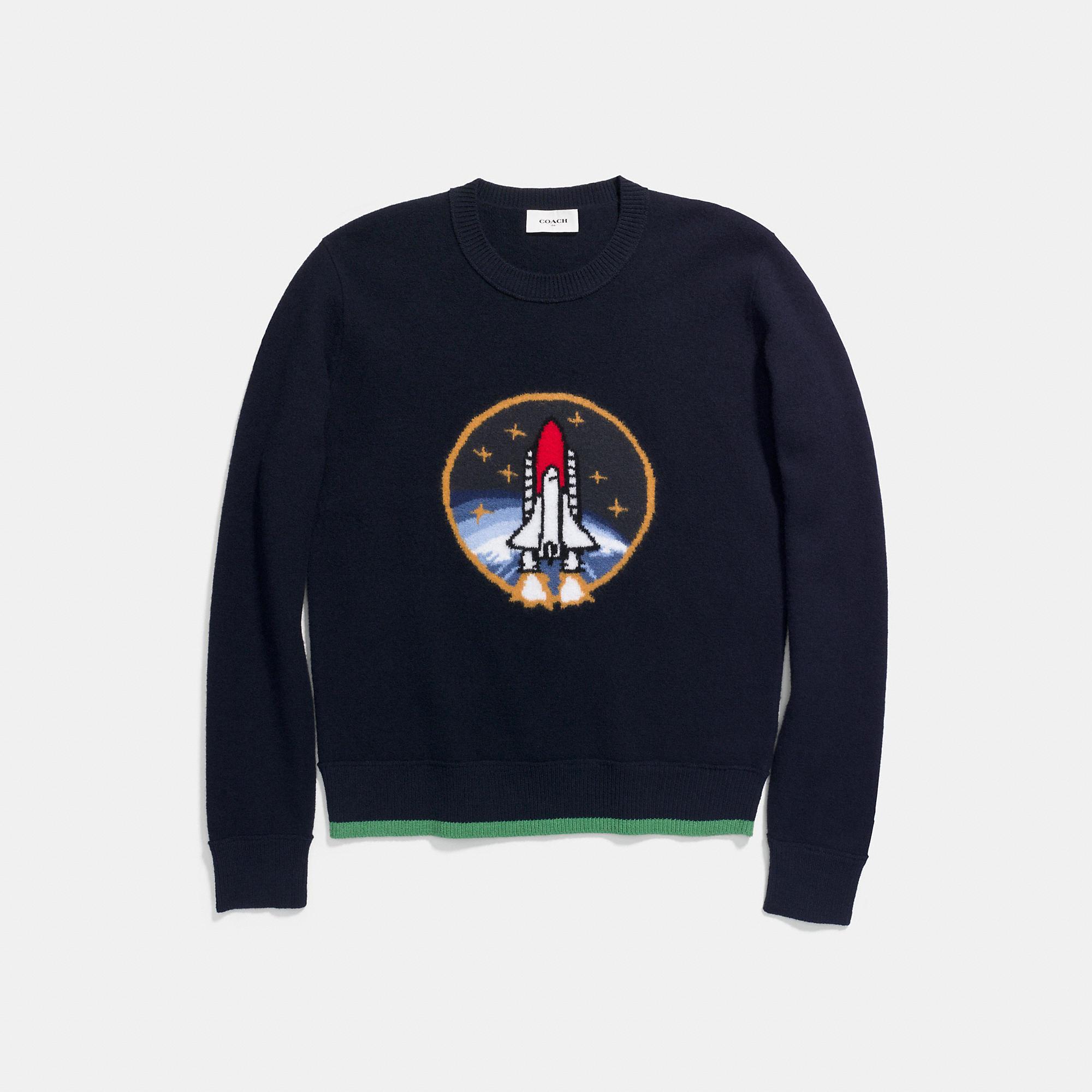 coach rocket sweater