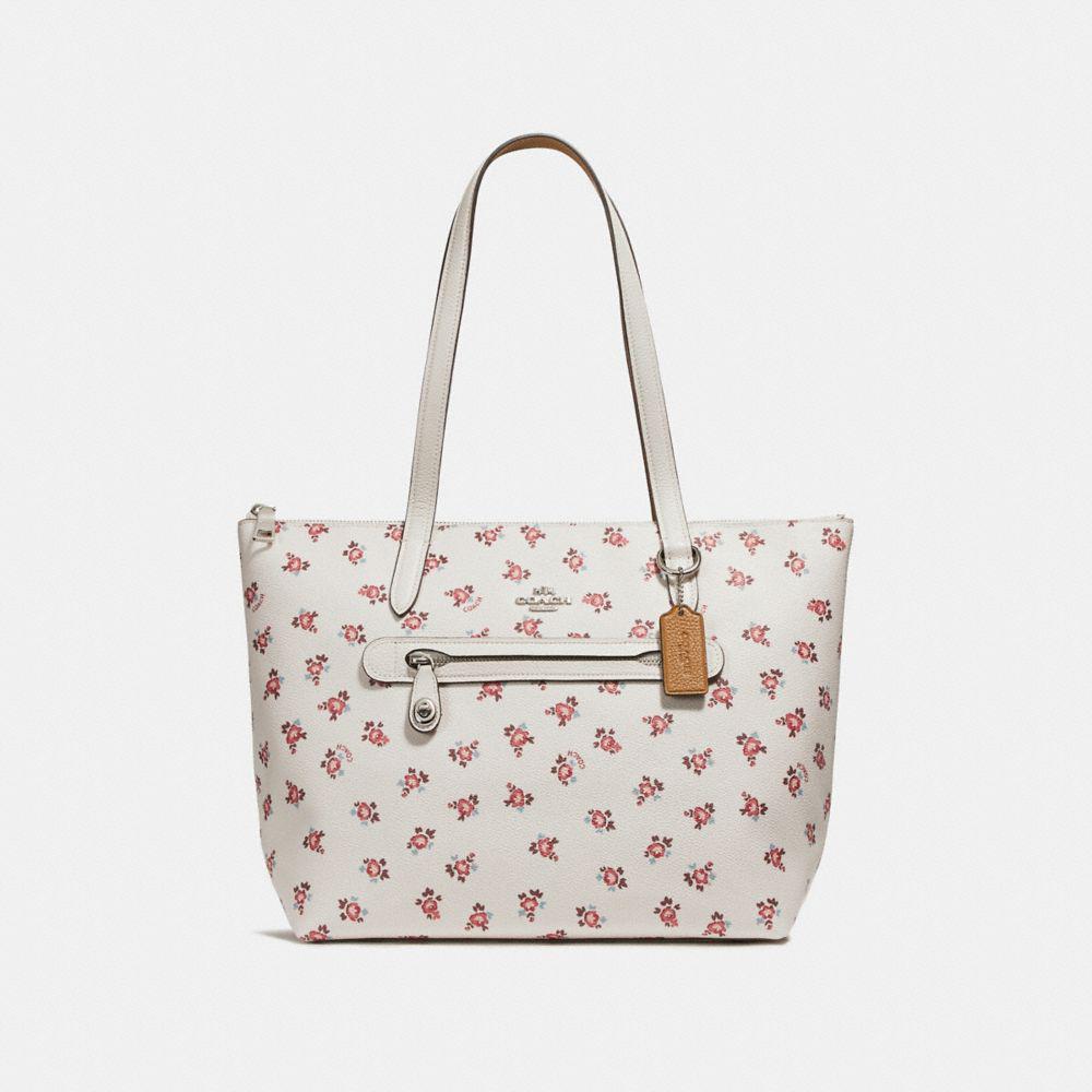 coach floral tote