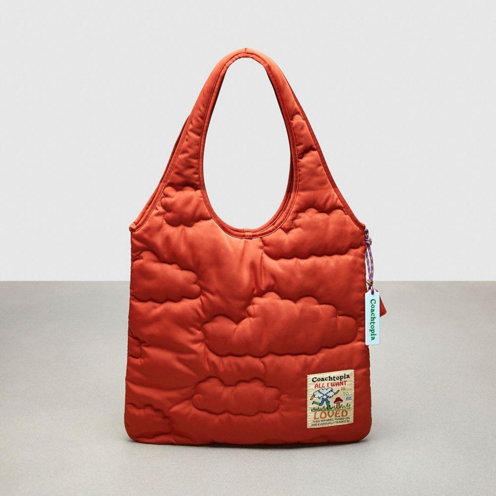 地球に優しい素材★Coachtopia Loop Quilted Tote Heart & Cloud Coachtopia Loop Tote | Coachtopia ™