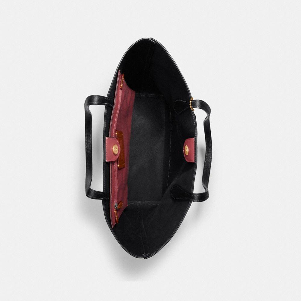 COACH Kia Tote In Colorblock in Black | Lyst