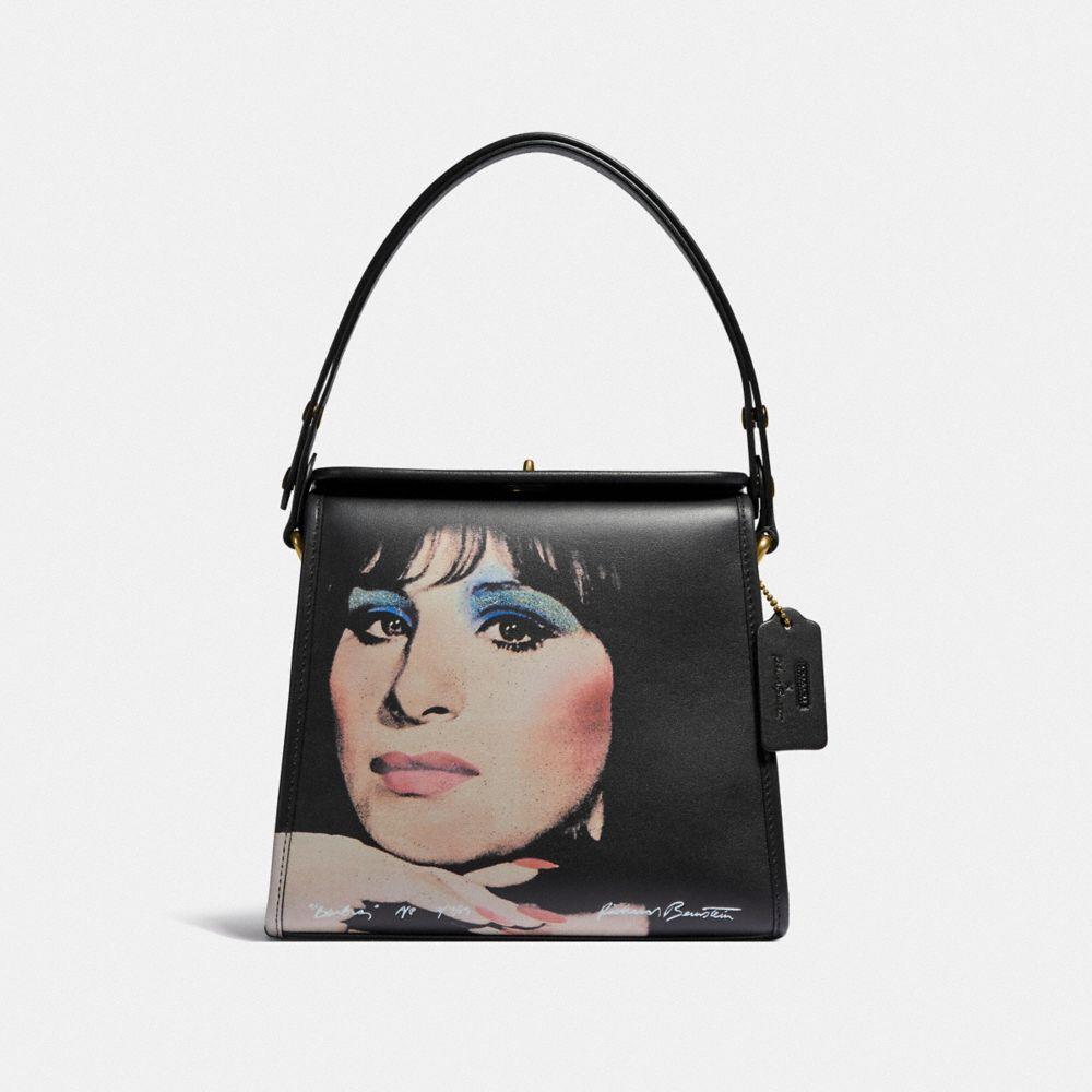 Borsa a tracolla con chiusura girevole X Richard Bernstein con Barbra  StreisandCOACH in Pelle di colore Nero | Lyst