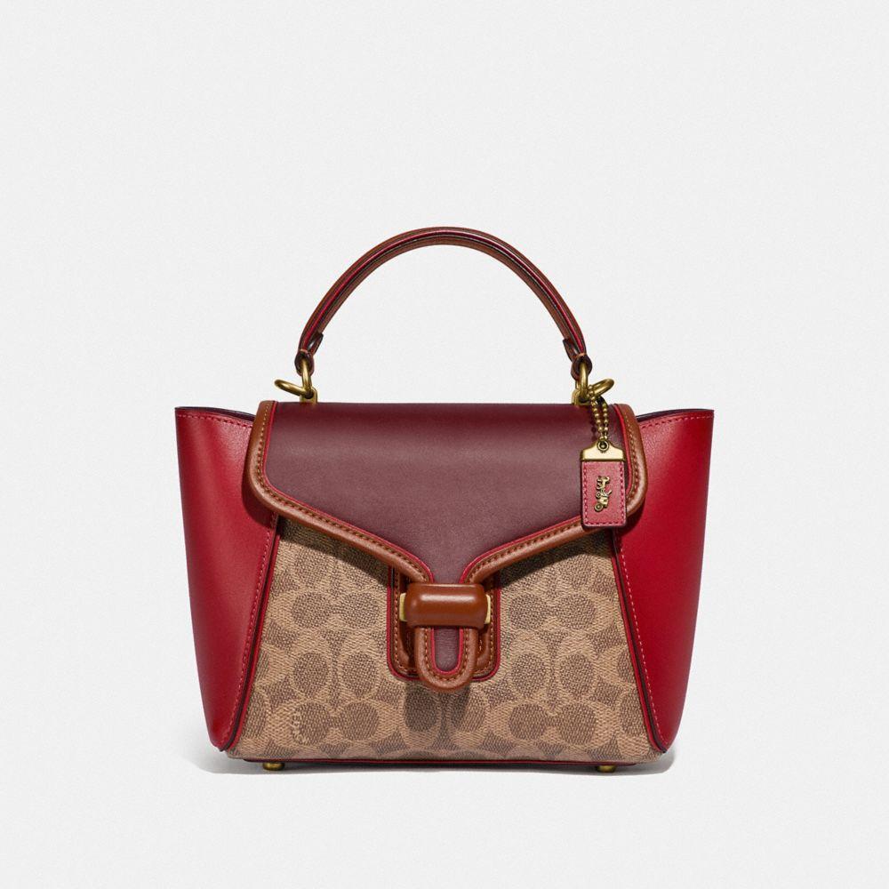 courier carryall 23 in colorblock signature canvas