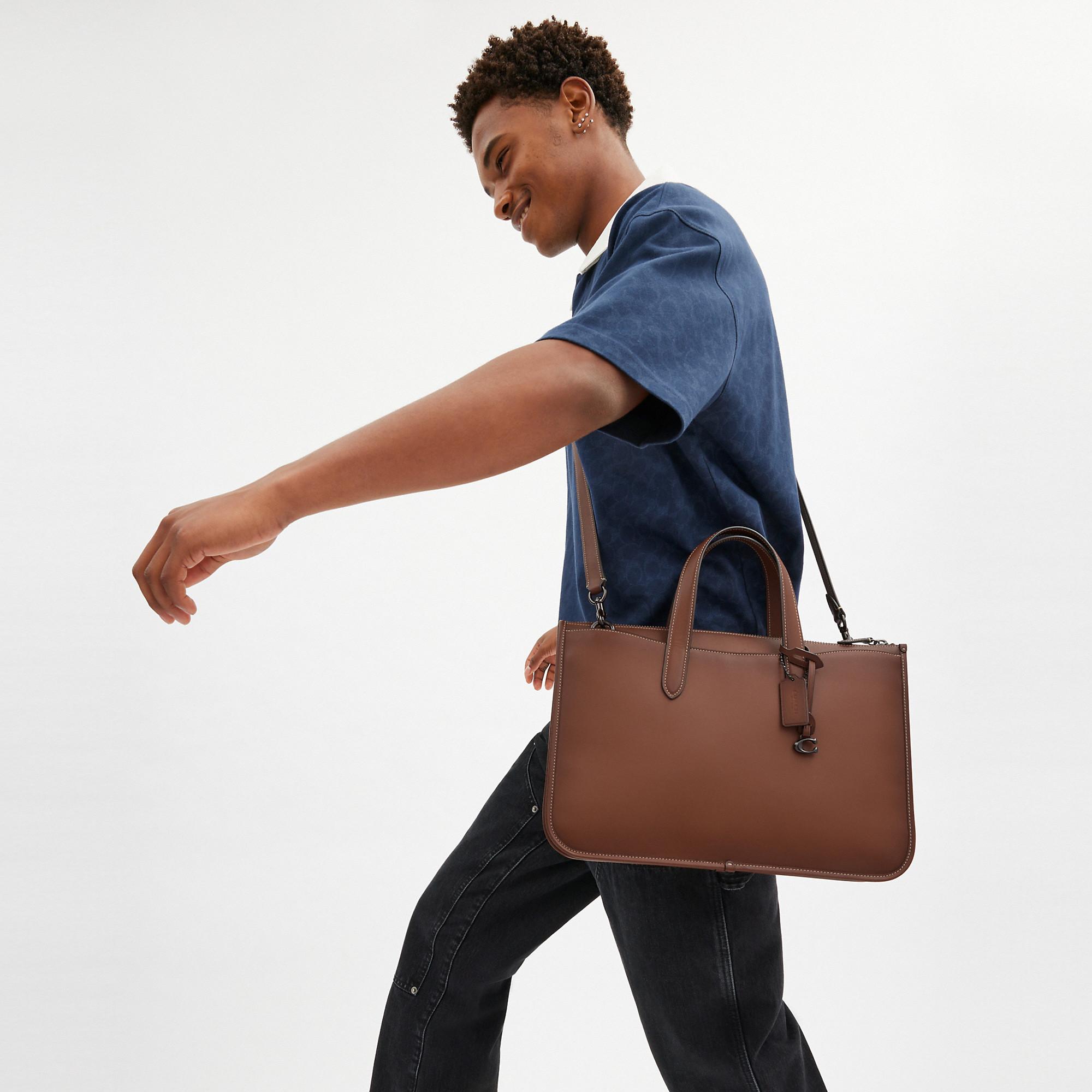 COACH Isaac Workbag in Brown for Men | Lyst
