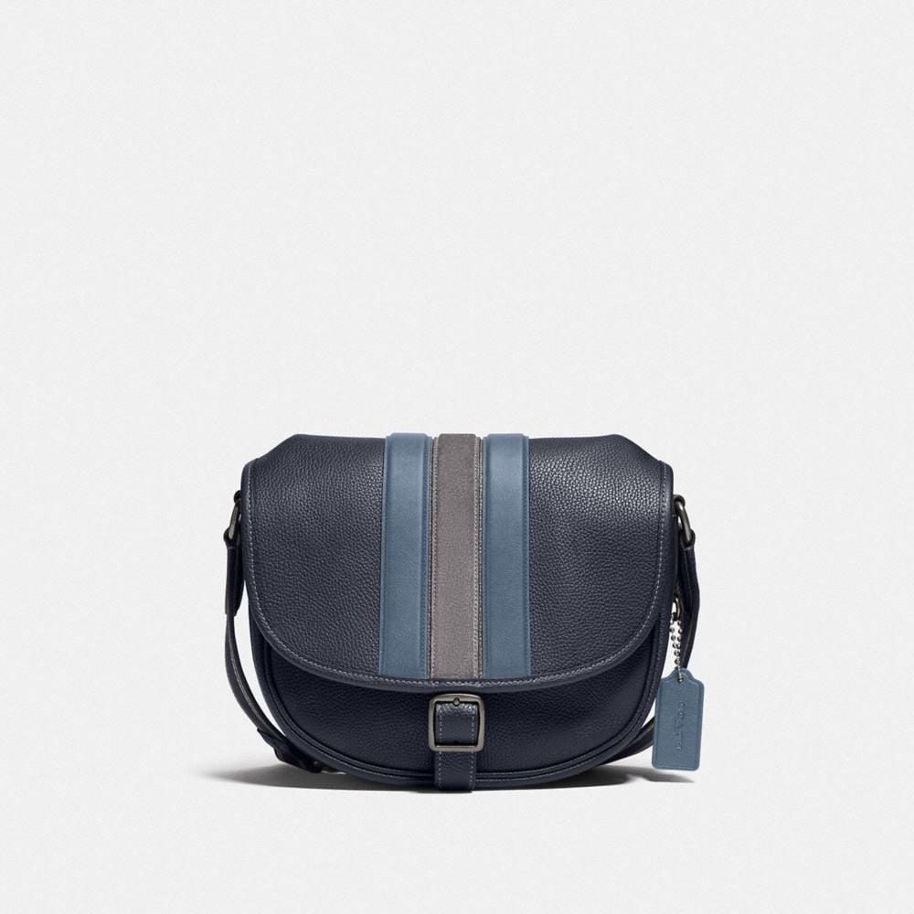 Coach bag with blue stripe new arrivals