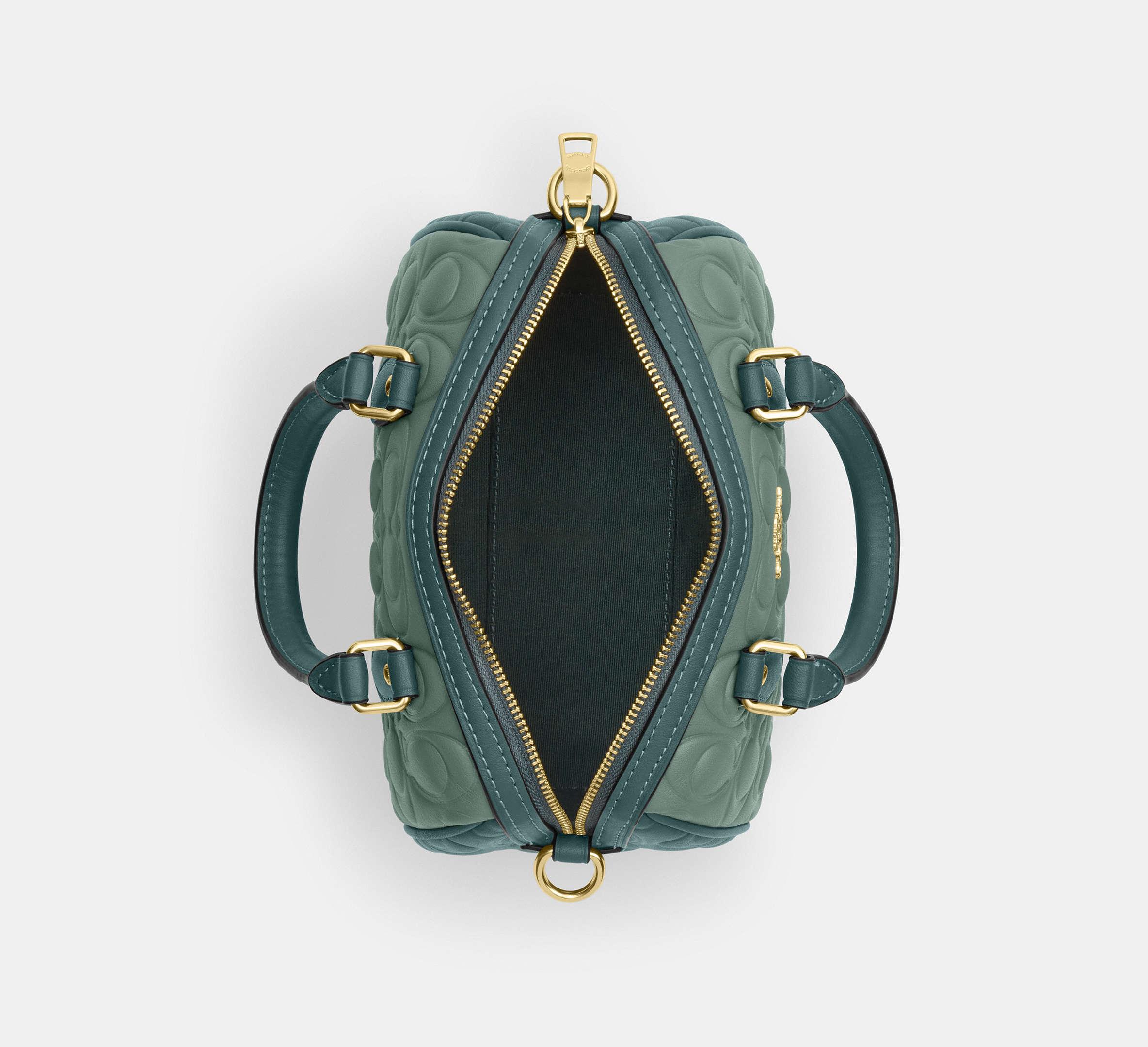 COACH Mini Rowan Crossbody Bag in Green Lyst UK