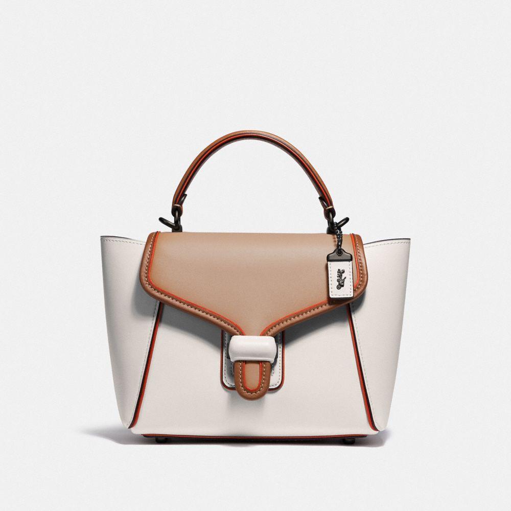 COACH Leather Courier Carryall 23 In Colorblock | Lyst