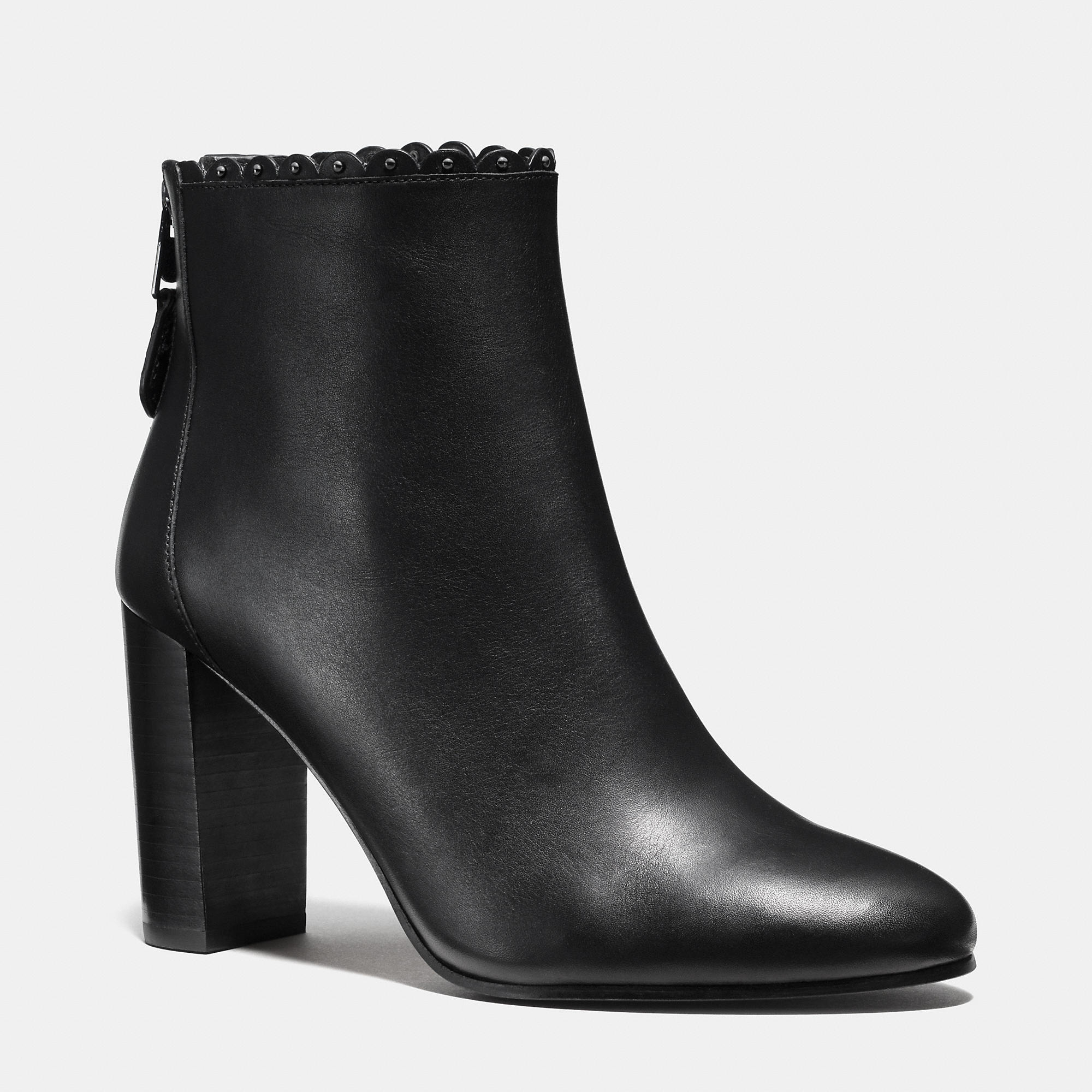 coach debi leather bootie