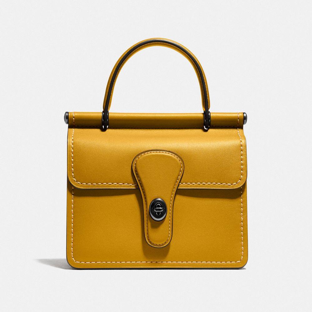 COACH Willis Top Handle 18 in Yellow | Lyst