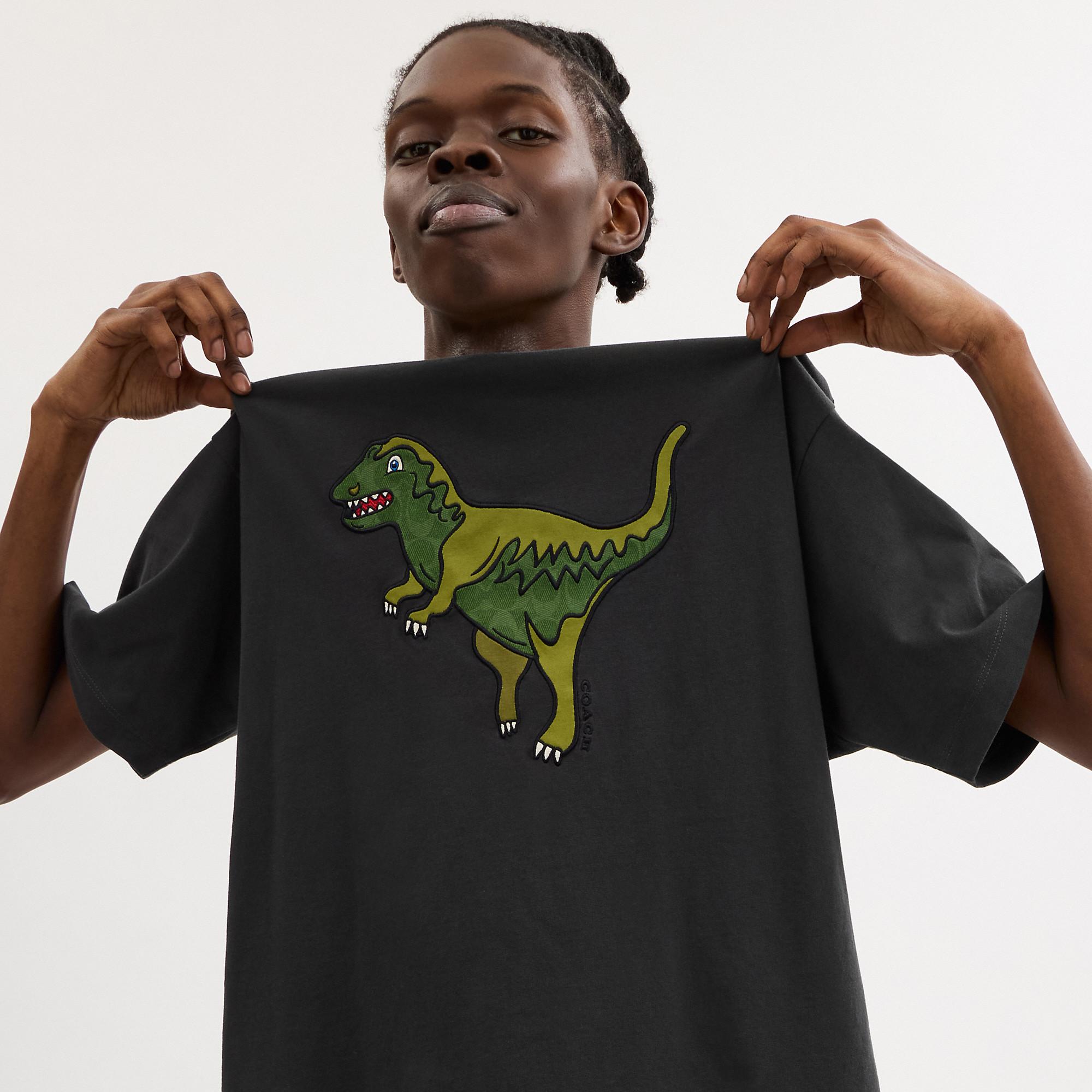 COACH Rexy Relaxed Fit T-Shirt in Black for Men | Lyst