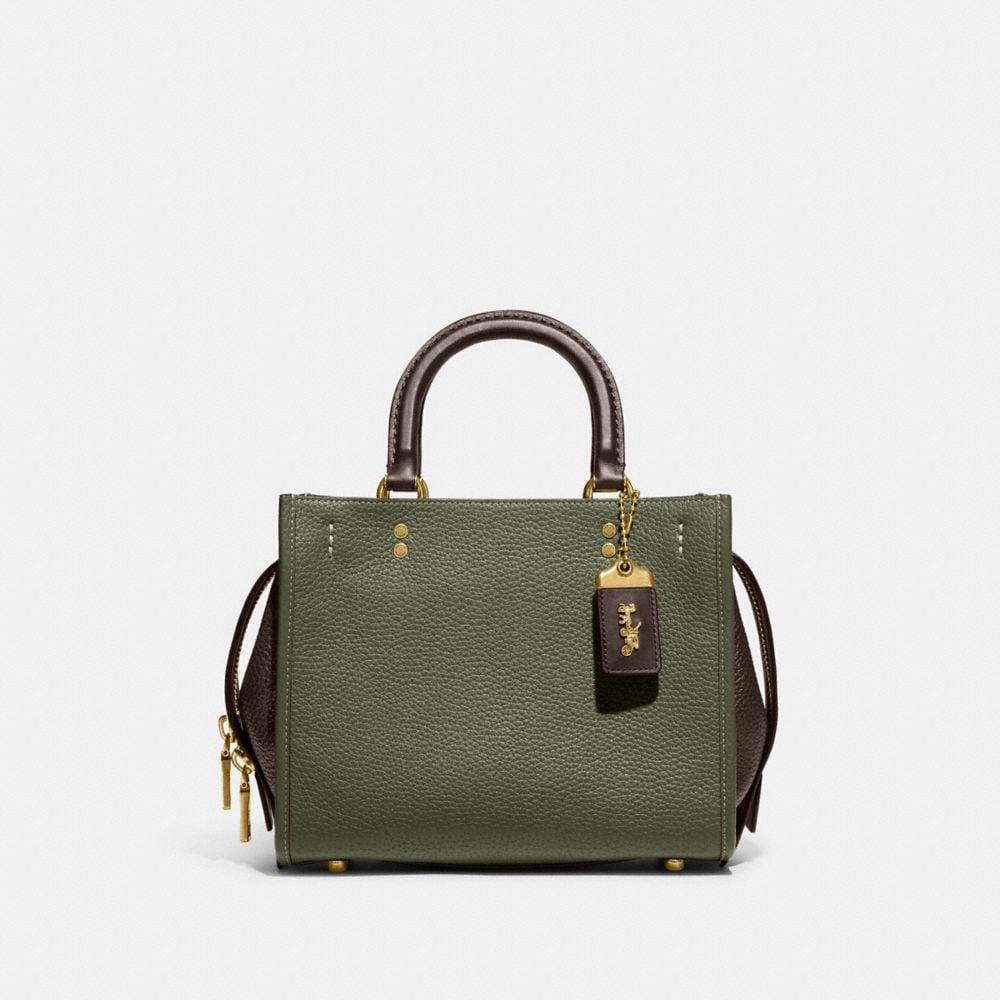 COACH Rogue 25 In Regenerative Leather in Green Lyst