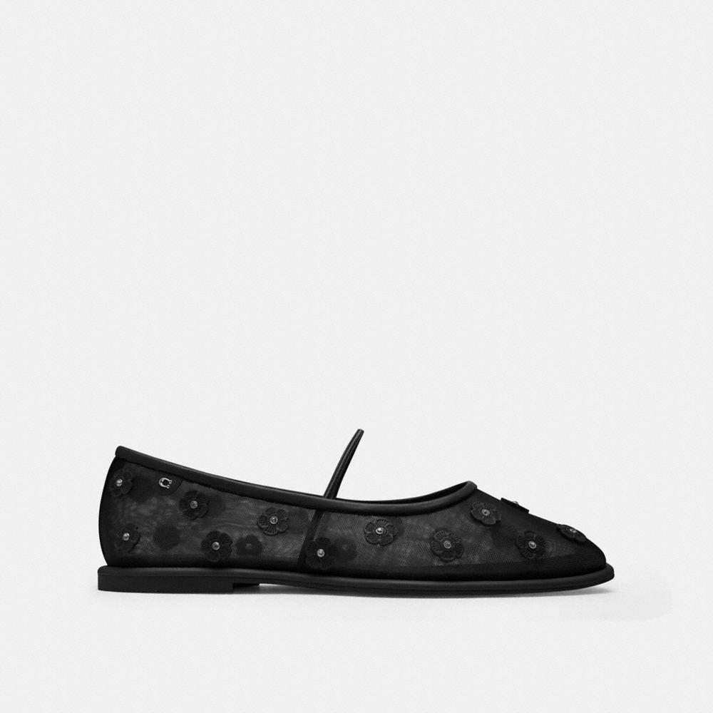 【 COACH 】Emilia Mary Jane With Tea Rose Women's COACH Emilia Mary Jane With Tea Rose | Zappos.com