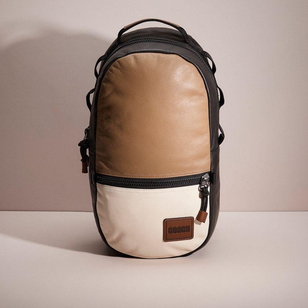 COACH Restored Pacer Backpack In Colorblock With Patch in Natural for Men Lyst