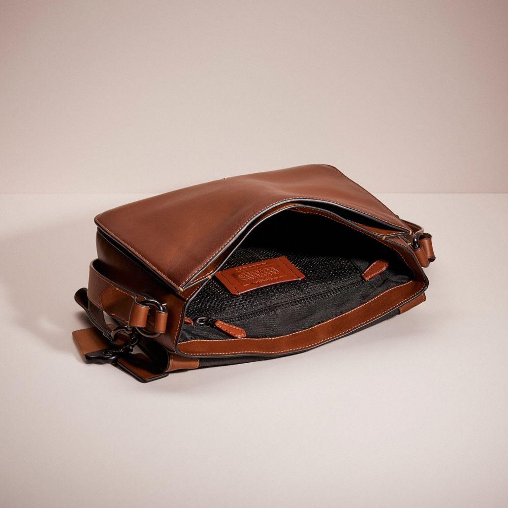 COACH Metropolitan Map Bag (dark Saddle) Bags in Brown for Men