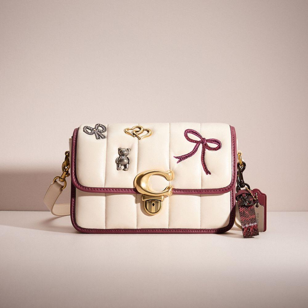 COACH Upcrafted Studio Shoulder Bag With Quilting in Pink Lyst