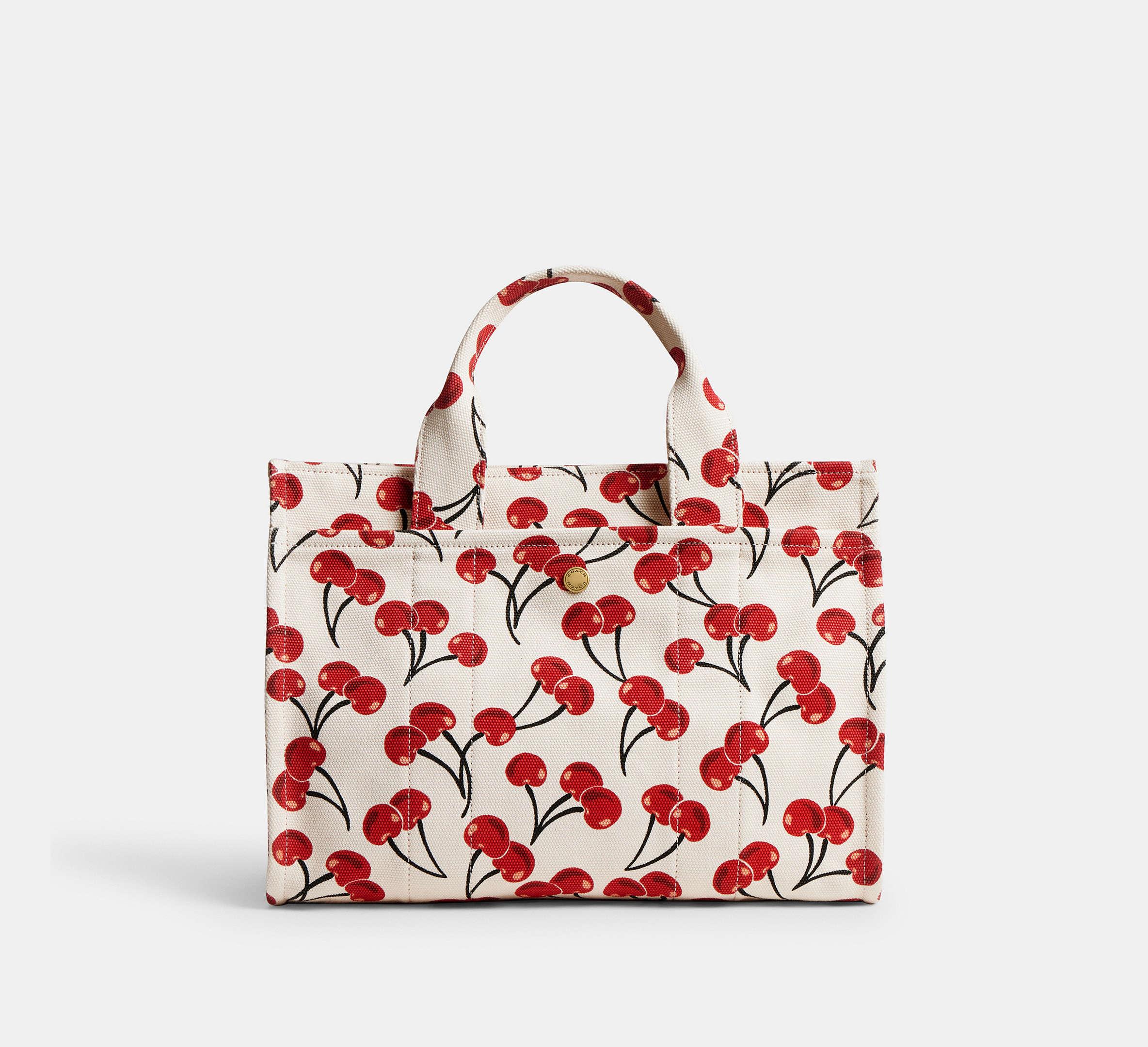 COACH Cargo Tote Bag With Cherry Print in Black Lyst UK