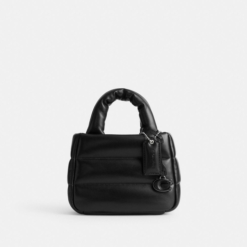 COACH Mini Pillow Tote Bag in Black | Lyst